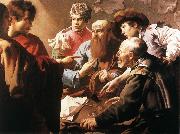 TERBRUGGHEN, Hendrick The Calling of St Matthew t oil painting